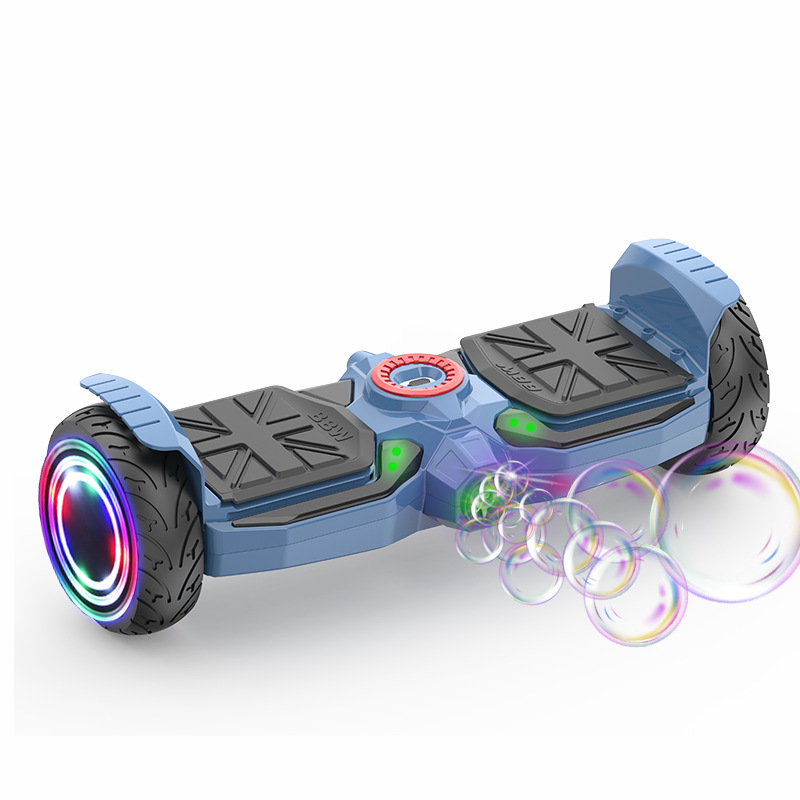 Hot Sale Mini Size Children's Two Wheel Electric Self Balance Smart Scooter Hoverboard With Blowing Bubble With Removable Battery