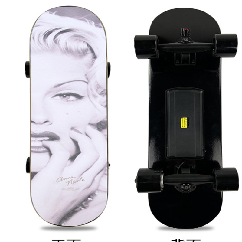 Hot Sale Mini Size Wireless Off Road Adult Electric Skateboard Four Wheel Remote Control Double Climb Dual Drive Walking Tool Skateboard Beginner