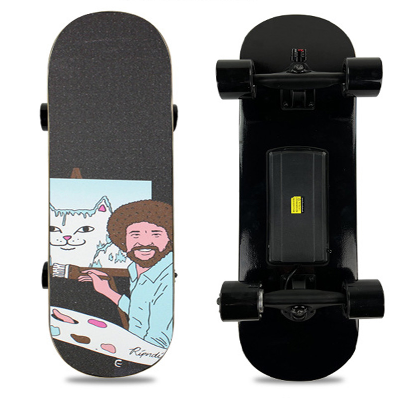 Anti Skid Deck Wireless Off Road Adult Electric Skateboard Remote Control Double Climb Dual Drive Walking Tool Skateboard Beginner With Removable Battery
