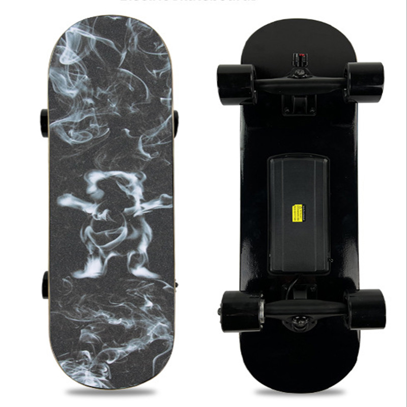 2024 Hot Sale Anti Skid Deck Off Road Adult Electric Skateboard Remote Control  Dual Drive Walking Tool Skateboard  With Removable Battery