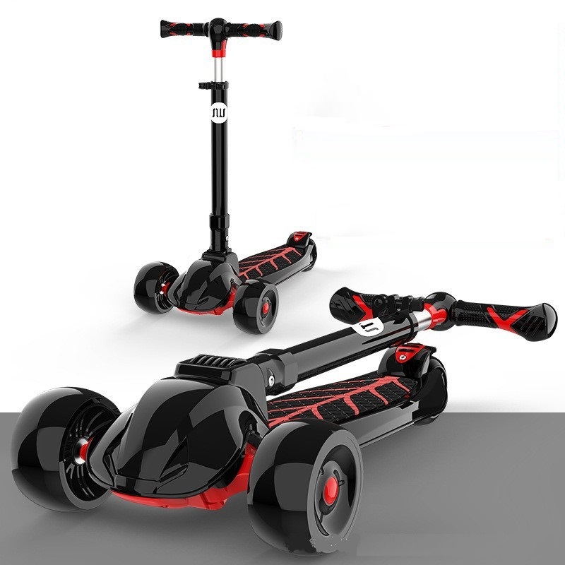 Children Foldable Kick Foot Scooter Three Wheel Ride scooter For Kids