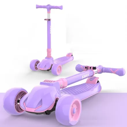 ROHS Baby Scooter Children Foldable Kick Foot Scooter Three Wheel Ride scooter For Kids
