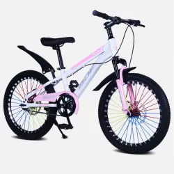 Ultra LightWeight Portable Foldable High Carbon Steel Children Mountain Hike Bike College Students Speed Integrated Durable Smooth Ride Race Bicycle