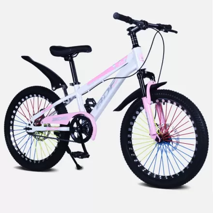 Ultra LightWeight Portable Foldable High Carbon Steel Children Mountain Hike Bike College Students Speed Integrated Durable Smooth Ride Race Bicycle
