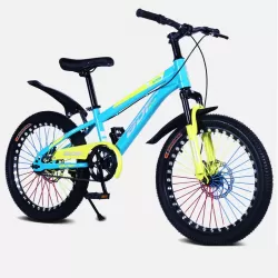 Ultra LightWeight Portable Foldable High Carbon Steel Children Mountain Hike Bike College Students Speed Integrated Durable Smooth Ride Race Bicycle