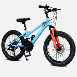 21 Speed Ultra LightWeight Portable Foldable High Carbon Steel Children Mountain Hike Bike College Students Speed Integrated Durable Smooth Ride Race Bicycle