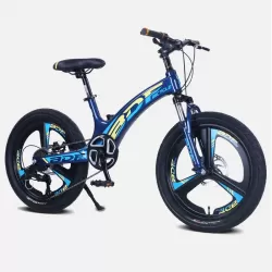 Portable Foldable High Carbon Steel Children Mountain Hike Bike Integrated Durable Smooth Ride Race Bicycle