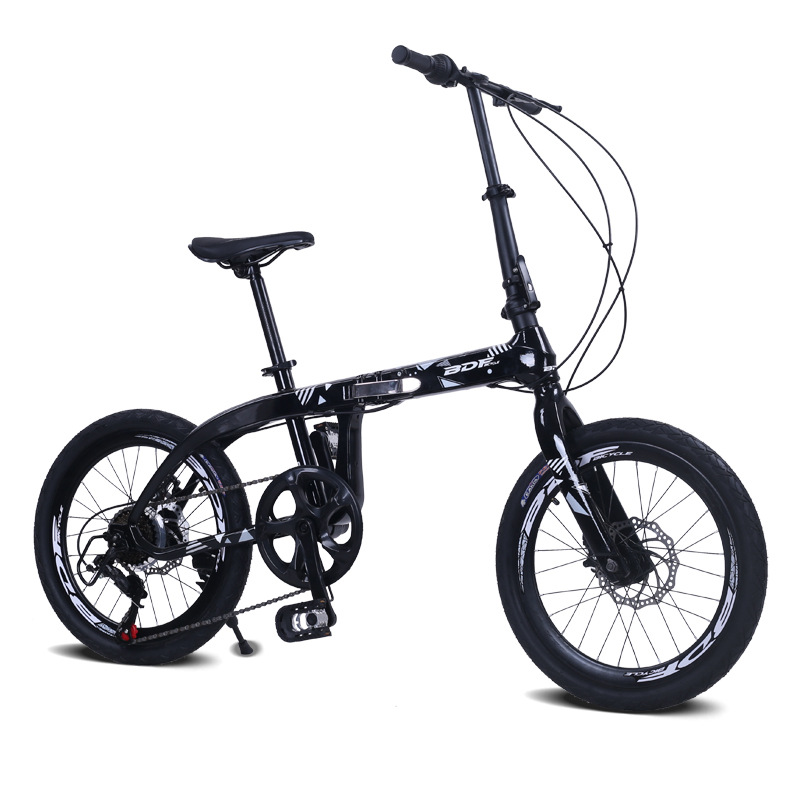Magnesium Alloy Foldable Bicycle 20 Inch Variable Speed Leisure Student Adult Bike