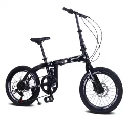 Magnesium Alloy Foldable Bicycle 20 Inch Variable Speed Leisure Student Adult Bike