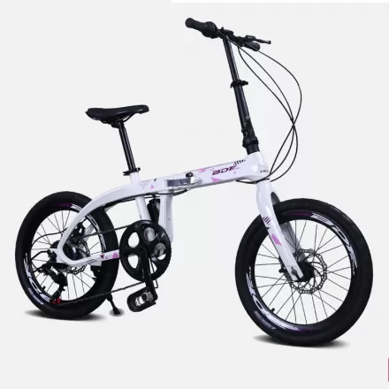 Magnesium Alloy Foldable Bicycle 20 Inch Variable Speed Leisure Student Adult Bike