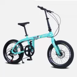 Magnesium Alloy Foldable Bicycle 20 Inch Variable Speed Leisure Student Adult Bike