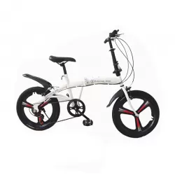 OEM Customized Foldable 20 Inch Gear Bike LOGO Magnesium Alloy Integrated Wheel Bicycle