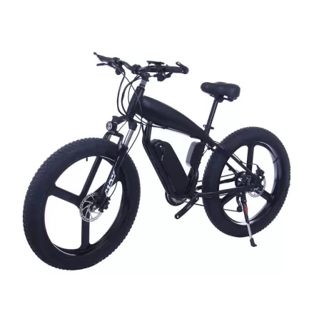 26 Inch Magnesium Alloy Electric Snow Mountain Bike Beach Electric Power Assist Bicycle With Integrated Wheel