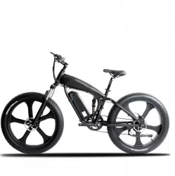 26 Inch Magnesium Alloy Electric Snow Mountain Bike Beach Electric Power Assist Bicycle With Integrated Wheel
