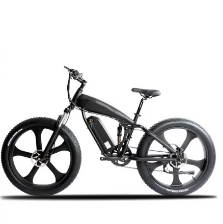 26 Inch Magnesium Alloy Electric Snow Mountain Bike Beach Electric Power Assist Bicycle With Integrated Wheel