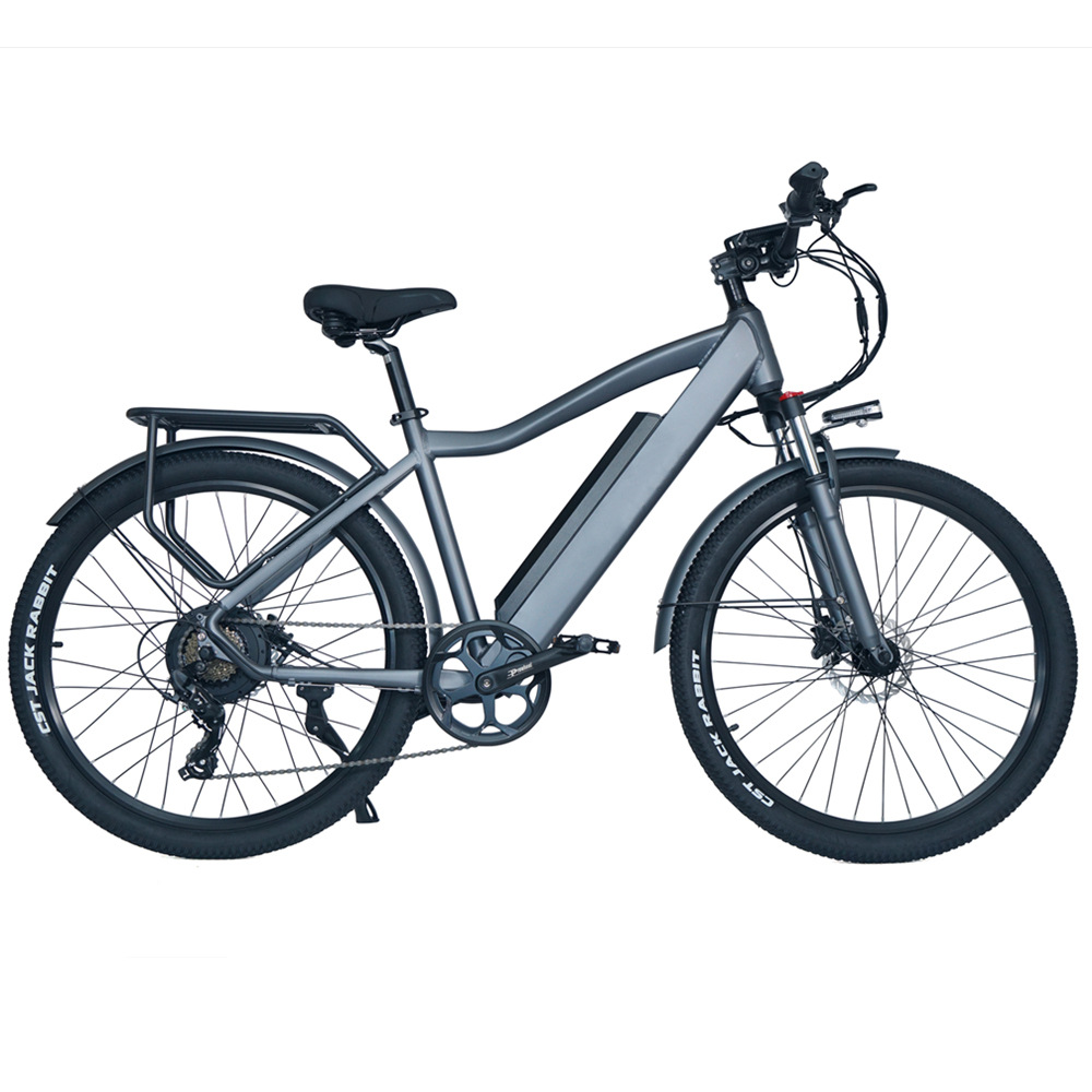 26 Inch  Electric Snow Mountain City Bike Beach Electric Power Assist Bicycle With Integrated Wheel  With Removable Battery