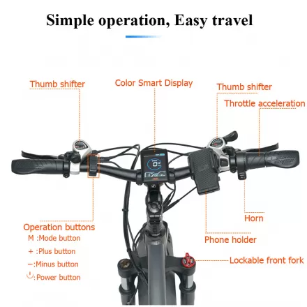 Electric Snow Mountain City Bike Beach Electric Power Assist Bicycle With Integrated Wheel Fat Tire Ebike With Removable Battery