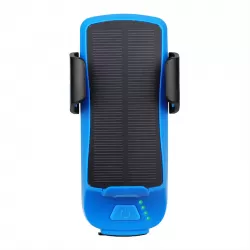With Mountain Bike Mobile Phone Holder Bicycle With Solar Charging Headlight Safety Warning Light Mobile Phone Holder With Horn Light