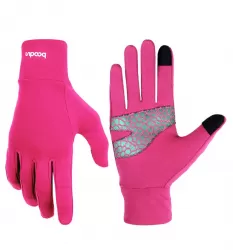 Outdoor Running Football Training Full Finger Non Slip Fine Fleece Warm Touch Screen Thin Autumn Sports Gloves