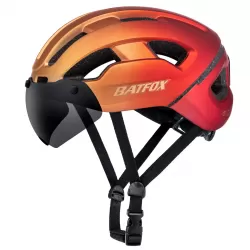 City Bicycle Helmet Helmet Mountain Bike One Piece Cycling Helmet With Warning Light Safety