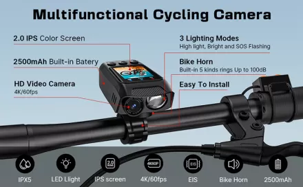 Cross Border Hot Sell Road Mountain Sports Camera Pro Cycling Camera outdoor Dedicated Race Bicycle Helmet Recorder