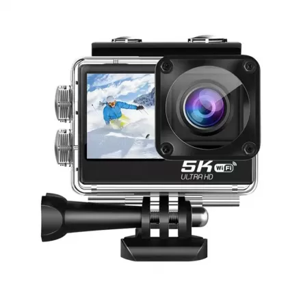 Cross Border 5K HD Anti Shake Dual Color Touch Screen Waterproof WIFI Sport Camera Recorder