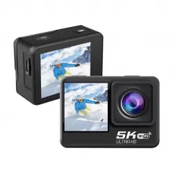 Cross Border 5K HD Anti Shake Dual Color Touch Screen Waterproof WIFI Sport Camera Recorder