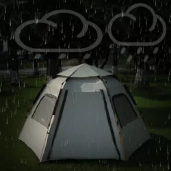 Portable Foldable Outdoor Camping Beach Fully Automatic Quick Open Hexagonal Tent Rainproof Sunscreen Tent