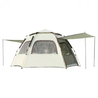 Portable Foldable Outdoor Camping Beach Fully Automatic Quick Open Hexagonal Tent Rainproof Sunscreen Tent