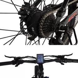 New Model 26 Inch Variable Speed Cycle Mountianbikes Adult Speed Electric Bicycle Mountain Hike Off Road Snowmobile Bike With Lithium Battery