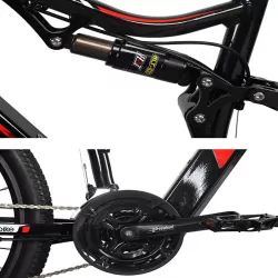 New Model 26 Inch Variable Speed Cycle Mountianbikes Adult Speed Electric Bicycle Mountain Hike Off Road Snowmobile Bike With Lithium Battery