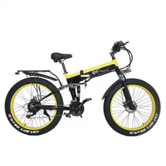 Fat Tire Cycling Ebike Adult Speed Off Road Power Assist Bicycle Outdoor Electric Mountain Bike With Double Disc Brake