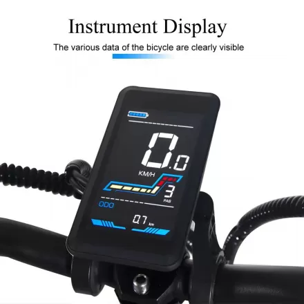 Fat Tire Cycling Ebike Adult Speed Off Road Power Assist Bicycle Outdoor Electric Mountain Bike With Double Disc Brake