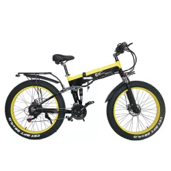 Fat Tire Cycling Ebike Adult Speed Off Road Power Assist Bicycle Outdoor Electric Mountain Bike With Double Disc Brake
