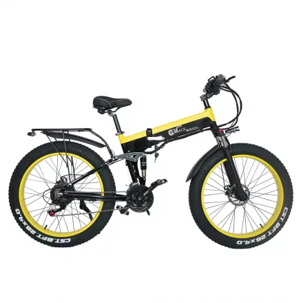 Fat Tire Cycling Ebike Adult Speed Off Road Power Assist Bicycle Outdoor Electric Mountain Bike With Double Disc Brake