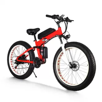 Anti Skid Wear Resistant 2000W Aluminum Alloy Speed Mountain Hike Adult Off Road Electric Vehicle Snow Sand Electric Bicycle