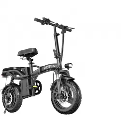 Power Assist Walking Shock Absorb Driving 48V Foldable Electric Bicycles Vehicles With Battery