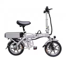 Power Assist Walking Shock Absorb Driving 48V Foldable Electric Bicycles Vehicles With Battery
