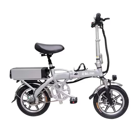 Power Assist Walking Shock Absorb Driving 48V Foldable Electric Bicycles Vehicles With Battery