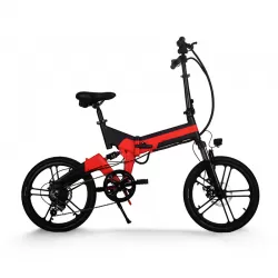 Foreign Trade Shock Absorbing Mountain Hike Power Assist Folding Electric Vehicle 20 Inch Bicycle With Integrated Wheel Hidden Battery