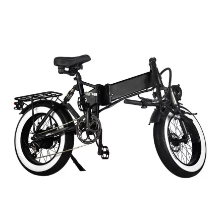 Easy Folding Mechanism Shock Absorbing Mountain Hike Power Assist Folding Electric Vehicle 20 Inch Bicycle With Integrated Wheel Hidden Battery