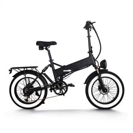 Easy Folding Mechanism Shock Absorbing Mountain Hike Power Assist Folding Electric Vehicle 20 Inch Bicycle With Integrated Wheel Hidden Battery