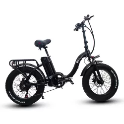 Extra Smooth Stable Ride Easy Folding Mechanism Shock Absorbing Mountain Hike Power Assist Folding Electric Vehicle 20 Inch Bicycle With Integrated Wheel Hidden Battery