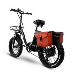 Extra Smooth Stable Ride Easy Folding Mechanism Shock Absorbing Mountain Hike Power Assist Folding Electric Vehicle 20 Inch Bicycle With Integrated Wheel Hidden Battery