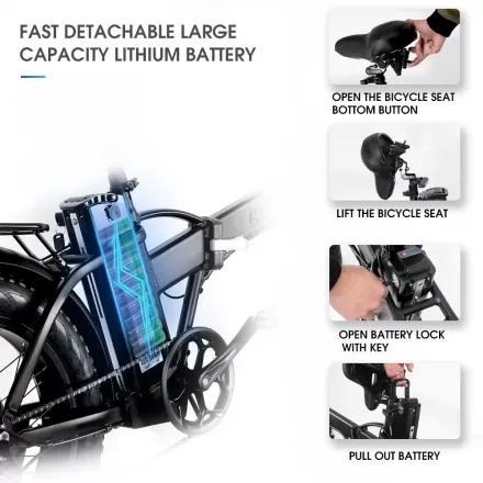 Pedelec Electric Bicycle with Hydraulic Disc Brake Retro Snow Off Road Electric Bike Power Assist Mountain Bike