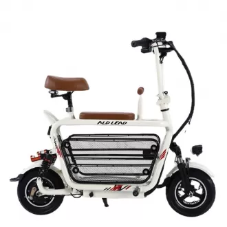 Mini Adult Lightweight Foldable Two Wheel Electric Scooter With Big Basket