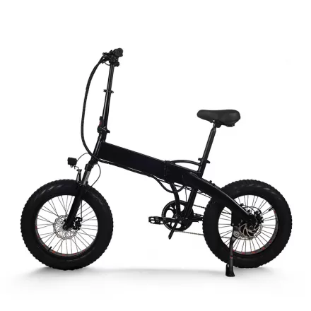 1000W City Ebike Mini Adult Lightweight Foldable Two Wheel Electric Bike With Big Basket