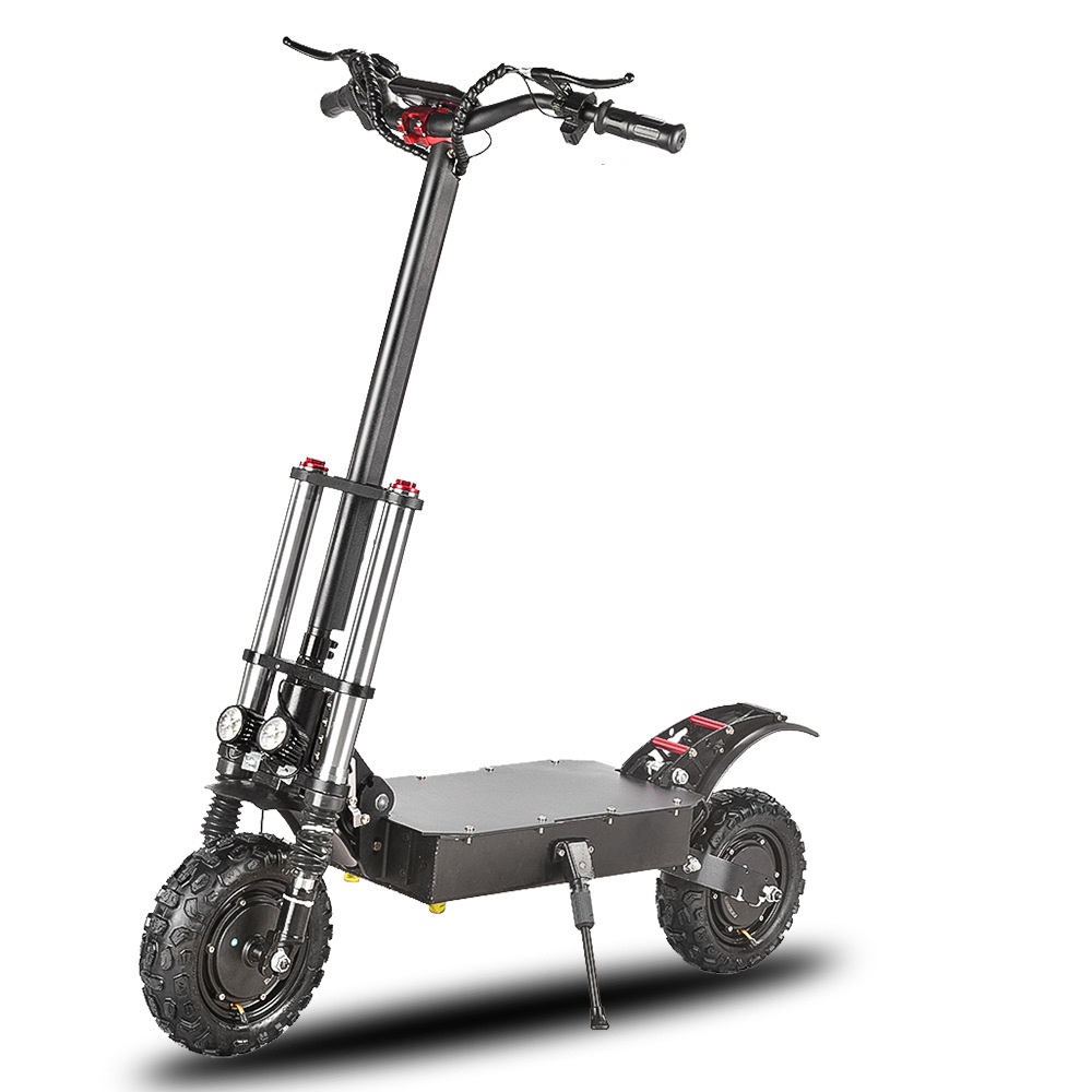 High Speed Adult Electric Scooter Off Road 48V 2400W With Lithium Battery Foldable Two Wheel Walking Scooter