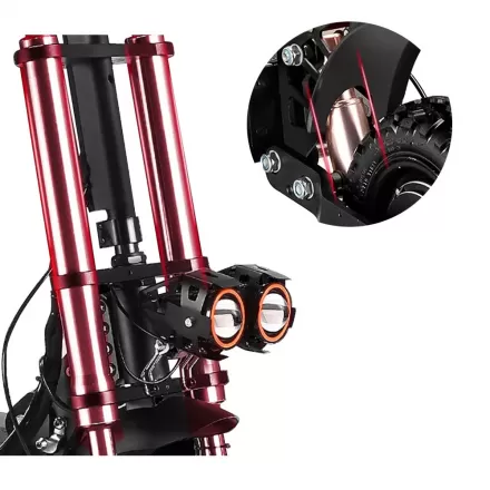 High Speed Adult Electric Scooter Off Road 48V 2400W With Lithium Battery Foldable Two Wheel Walking Scooter