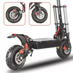 High Speed Adult Electric Scooter Off Road 48V 2400W With Lithium Battery Foldable Two Wheel Walking Scooter